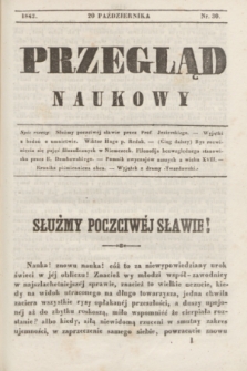 Przegląd Naukowy. 1842, nr 30 (20 października)