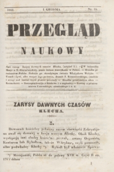 Przegląd Naukowy. 1842, nr 34 (1 grudnia)