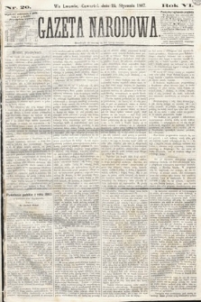 Gazeta Narodowa. 1867, nr 20