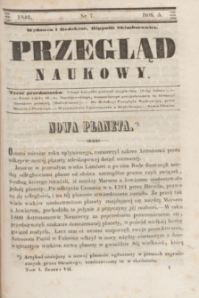 Przegląd Naukowy. R.5, nr 7 ([1 marca 1846])
