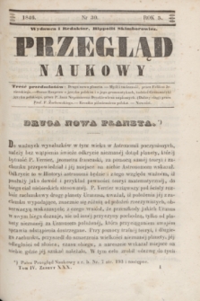 Przegląd Naukowy. R.5, nr 30 ([20 października 1846])