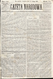 Gazeta Narodowa. 1867, nr 34