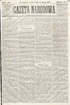 Gazeta Narodowa. 1867, nr 37