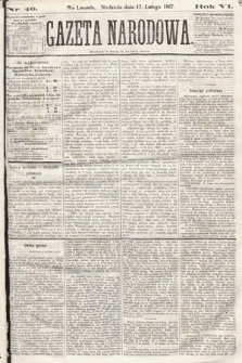 Gazeta Narodowa. 1867, nr 40