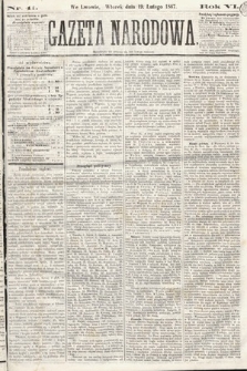 Gazeta Narodowa. 1867, nr 41