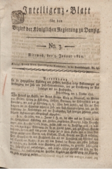 Intelligenz-Blatt für den Bezirk der Königlichen Regierung zu Danzig. 1822, No. 3 (9 Januar) + dod.