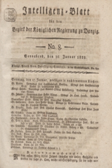 Intelligenz-Blatt für den Bezirk der Königlichen Regierung zu Danzig. 1822, No. 8 (26 Januar) + dod.