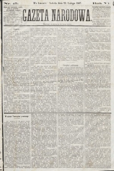 Gazeta Narodowa. 1867, nr 45