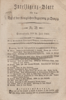 Intelligenz-Blatt für den Bezirk der Königlichen Regierung zu Danzig. 1824, No. 59 (24 Juli) + dod.