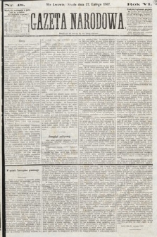 Gazeta Narodowa. 1867, nr 48
