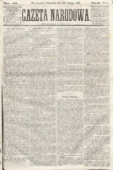 Gazeta Narodowa. 1867, nr 49