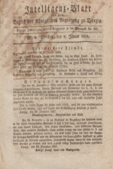 Intelligenz-Blatt für den Bezirk der Königlichen Regierung zu Danzig. 1828, No. 6 (8 Januar) + dod.