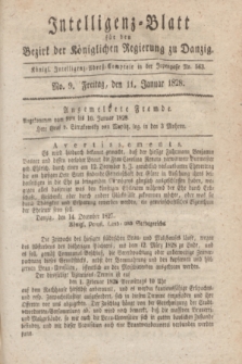 Intelligenz-Blatt für den Bezirk der Königlichen Regierung zu Danzig. 1828, No. 9 (11 Januar)