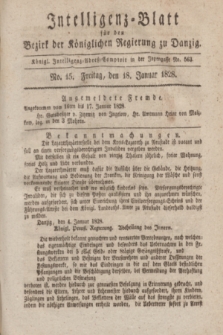 Intelligenz-Blatt für den Bezirk der Königlichen Regierung zu Danzig. 1828, No. 15 (18 Januar)