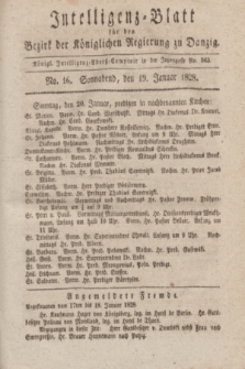 Intelligenz-Blatt für den Bezirk der Königlichen Regierung zu Danzig. 1828, No. 16 (19 Januar) + dod.