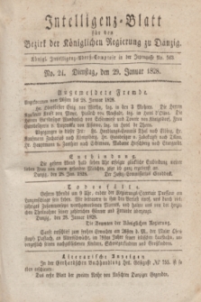 Intelligenz-Blatt für den Bezirk der Königlichen Regierung zu Danzig. 1828, No. 24 (29 Januar)