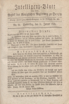 Intelligenz-Blatt für den Bezirk der Königlichen Regierung zu Danzig. 1828, No. 26 (31 Januar)