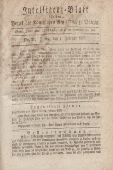 Intelligenz-Blatt für den Bezirk der Königlichen Regierung zu Danzig. 1828, No. 27 (1 Februar) + dod.