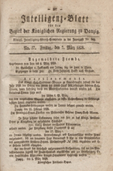 Intelligenz-Blatt für den Bezirk der Königlichen Regierung zu Danzig. 1828, No. 57 (7 März)