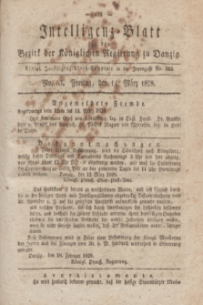 Intelligenz-Blatt für den Bezirk der Königlichen Regierung zu Danzig. 1828, No. 63 (14 März)