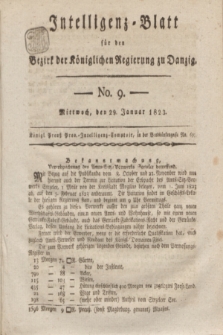 Intelligenz-Blatt für den Bezirk der Königlichen Regierung zu Danzig. 1823, No. 9 (29 Januar) + dod.
