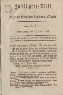 Intelligenz-Blatt für den Bezirk der Königlichen Regierung zu Danzig. 1826, No. 2 (7 Januar) + dod.
