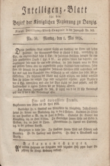 Intelligenz-Blatt für den Bezirk der Königlichen Regierung zu Danzig. 1826, No. 50 (1 Mai) + dod.