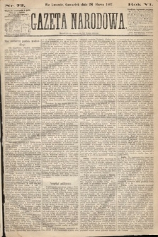 Gazeta Narodowa. 1867, nr 72