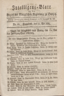 Intelligenz-Blatt für den Bezirk der Königlichen Regierung zu Danzig. 1826, No. 60 (13 Mai) + dod.