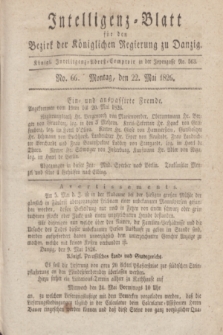 Intelligenz-Blatt für den Bezirk der Königlichen Regierung zu Danzig. 1826, No. 66 (22 Mai) + dod.