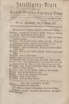 Intelligenz-Blatt für den Bezirk der Königlichen Regierung zu Danzig. 1827, No. 11 (13 Januar) + dod.
