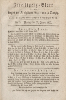 Intelligenz-Blatt für den Bezirk der Königlichen Regierung zu Danzig. 1827, No. 24 (29 Januar)