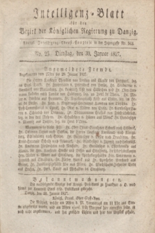 Intelligenz-Blatt für den Bezirk der Königlichen Regierung zu Danzig. 1827, No. 25 (30 Januar)