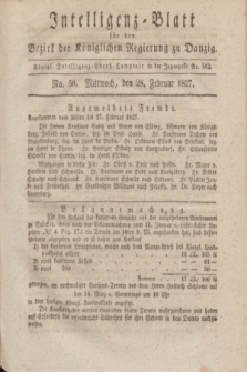 Intelligenz-Blatt für den Bezirk der Königlichen Regierung zu Danzig. 1827, No. 50 (28 Februar)