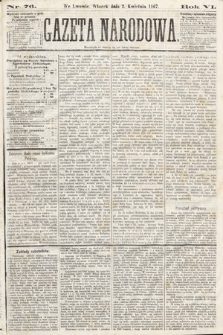 Gazeta Narodowa. 1867, nr 76