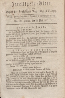Intelligenz-Blatt für den Bezirk der Königlichen Regierung zu Danzig. 1827, No. 109 (11 Mai)