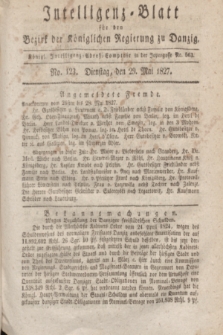 Intelligenz-Blatt für den Bezirk der Königlichen Regierung zu Danzig. 1827, No. 123 (29 Mai) + dod.