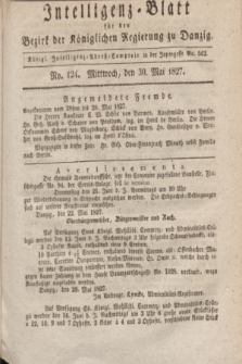 Intelligenz-Blatt für den Bezirk der Königlichen Regierung zu Danzig. 1827, No. 124 (30 Mai) + dod.