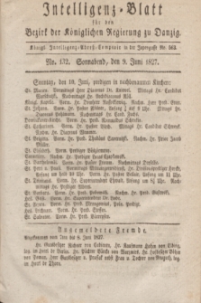 Intelligenz-Blatt für den Bezirk der Königlichen Regierung zu Danzig. 1827, No. 132 (9 Juni) + dod.