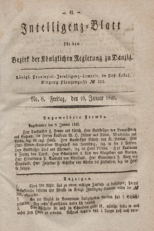 Intelligenz-Blatt für den Bezirk der Königlichen Regierung zu Danzig. 1840, No. 8 (10 Januar)