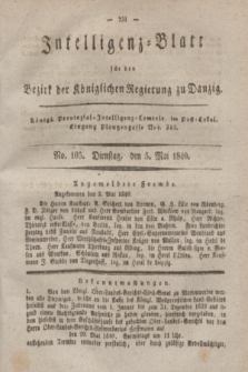 Intelligenz-Blatt für den Bezirk der Königlichen Regierung zu Danzig. 1840, No. 105 (5 Mai)