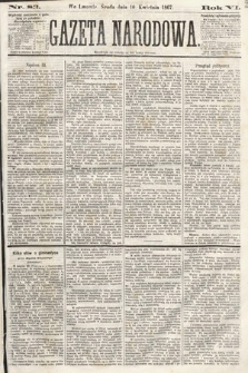 Gazeta Narodowa. 1867, nr 83