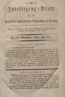 Intelligenz-Blatt für den Bezirk der Königlichen Regierung zu Danzig. 1840, No. 152 (2 Juli)