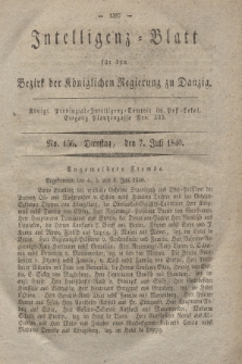 Intelligenz-Blatt für den Bezirk der Königlichen Regierung zu Danzig. 1840, No. 156 (7 Juli) + dod.