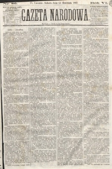 Gazeta Narodowa. 1867, nr 86