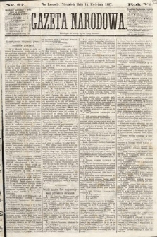 Gazeta Narodowa. 1867, nr 87