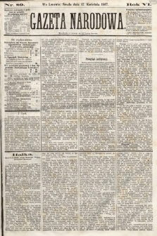 Gazeta Narodowa. 1867, nr 89