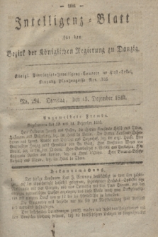 Intelligenz-Blatt für den Bezirk der Königlichen Regierung zu Danzig. 1840, No. 294 (15 December)