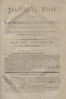 Intelligenz-Blatt für den Bezirk der Königlichen Regierung zu Danzig. 1840, No. 297 (18 Dezember)