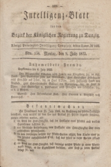 Intelligenz-Blatt für den Bezirk der Königlichen Regierung zu Danzig. 1832, No. 158 (9 Juli) + dod.